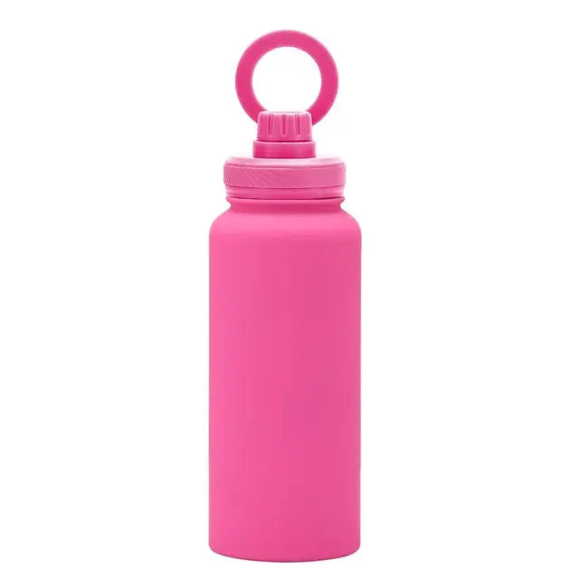 Insulated Water Bottle With Phone Holder